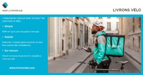 AG2R La Mondiale lance une offre prévoyance et santé dédié aux coursiers à vélo